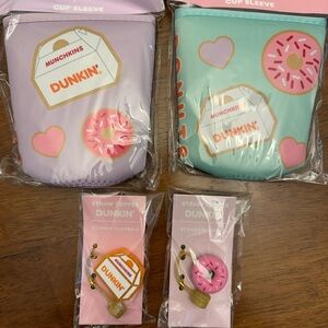 Stoney Clover Lane Dunkin' Cup Sleeves and Straw Toppers